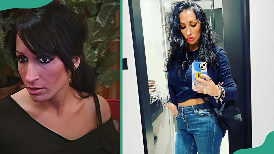 Aimee Landi then and now. Aimee Landi then and now.