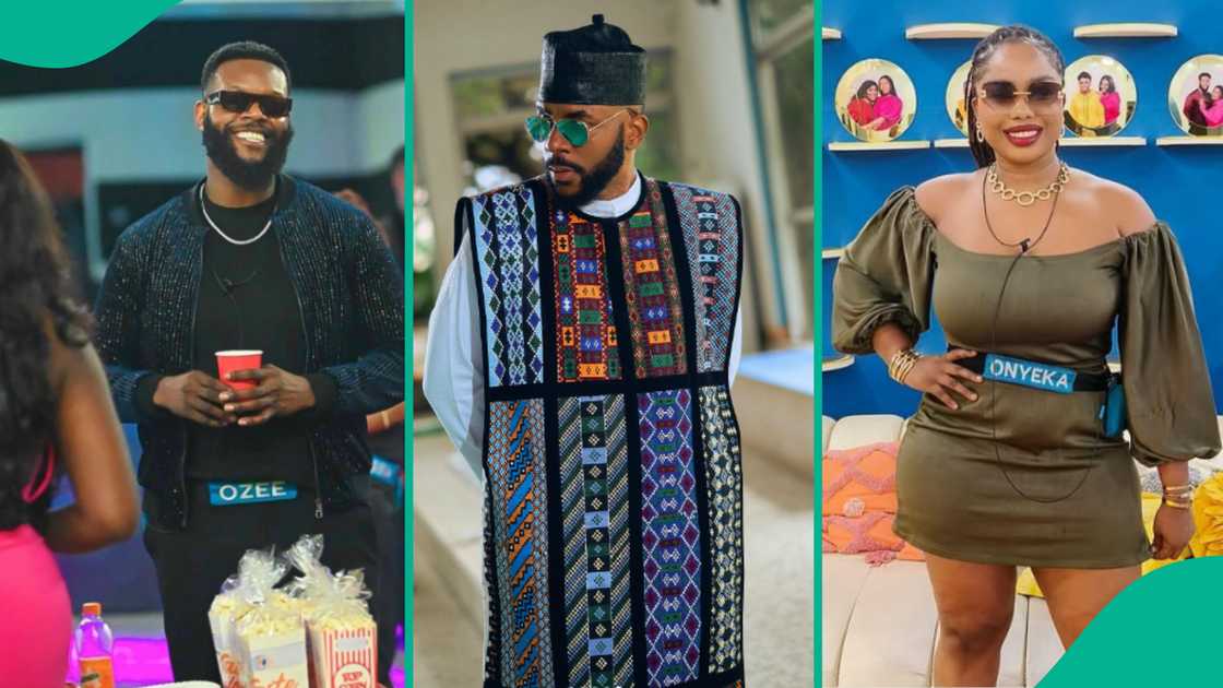 BBNaija No Loose Guard finale: Ozee denies pool kiss with Onyeka despite video evidence. BBNaija No Loose Guard finale: Ozee denies pool kiss with Onyeka despite video evidence.