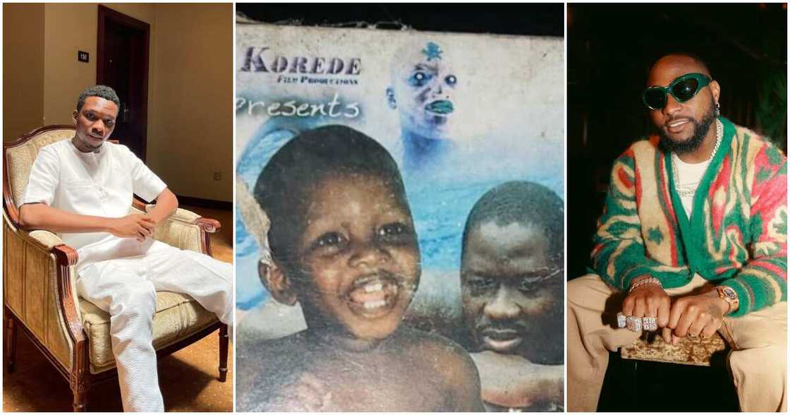 Davido's DMW crew member Adisa who was once a Nollywood actor. Davido's DMW crew member Adisa who was once a Nollywood actor.