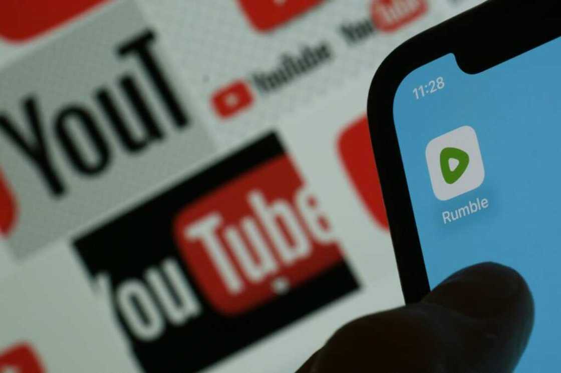 This illustration photo shows the icon for Rumble, a video sharing app that aims to go mainstream even as critics claim it has a massive amount of misinformation This illustration photo shows the icon for Rumble, a video sharing app that aims to go mainstream even as critics claim it has a massive amount of misinformation