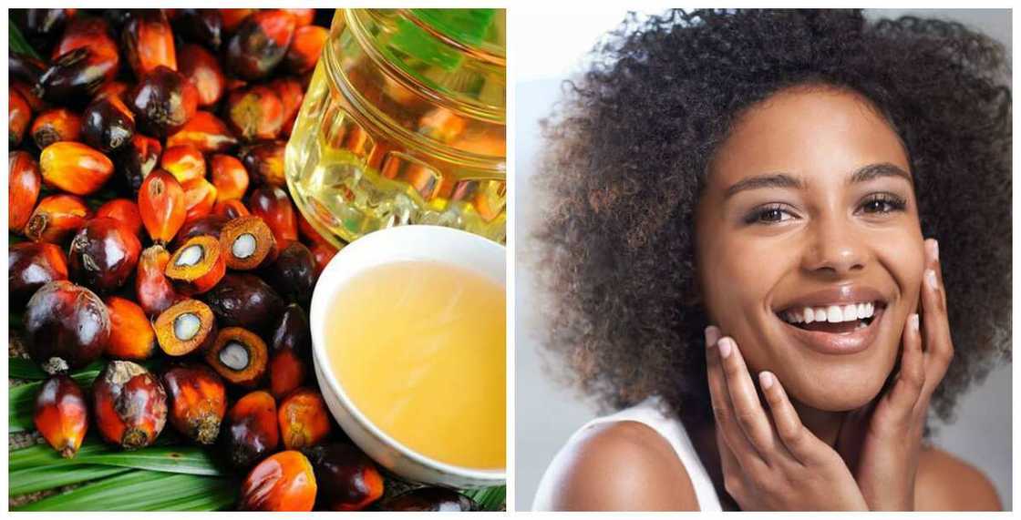 Palm kernel oil for skin lightening