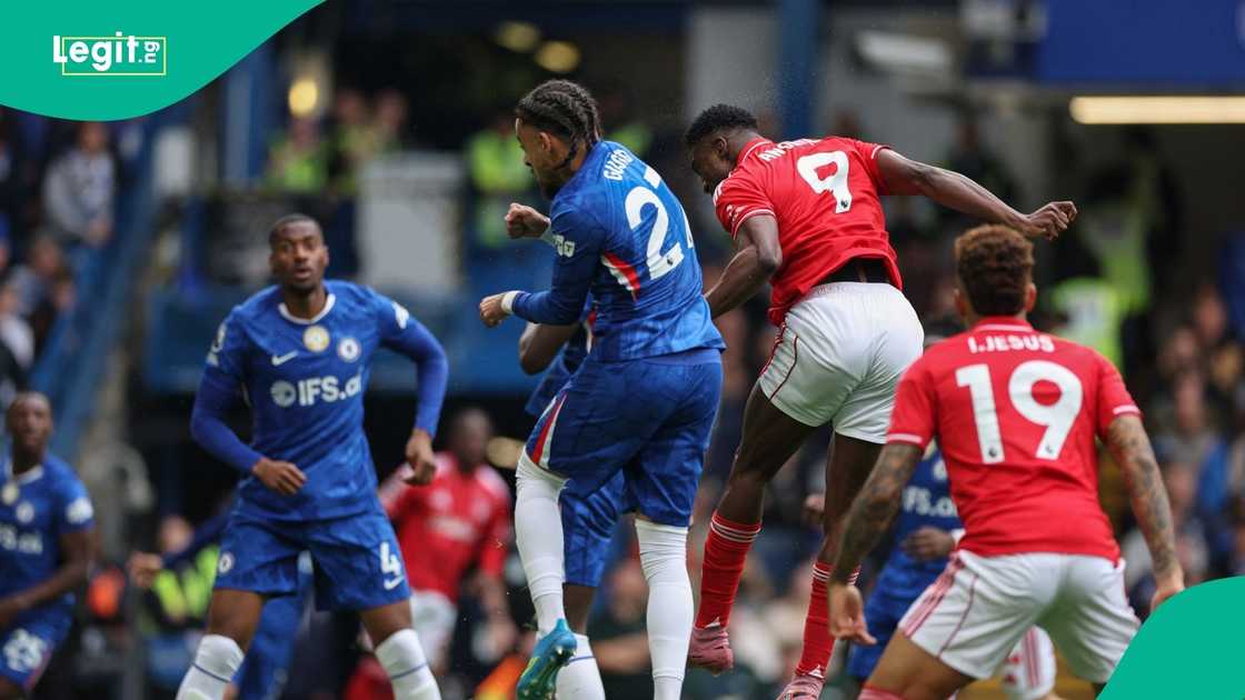 Super Eagles, Taiwo Awoniyi, Nottingham Forest, Chelsea, Stamford Bridge, Football. Super Eagles, Taiwo Awoniyi, Nottingham Forest, Chelsea, Stamford Bridge, Football.