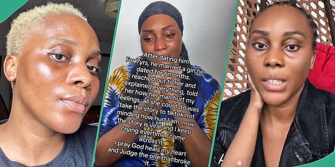 Lady cries over man's betrayal