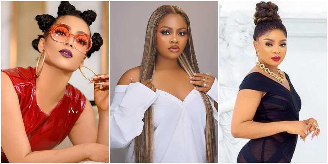BBNaija Tega, Queen and Maria BBNaija Tega, Queen and Maria