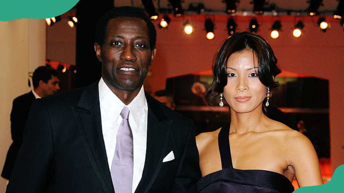 Wesley Snipes and wife Nikki Park in Venice, Italy. Wesley Snipes and wife Nikki Park in Venice, Italy.