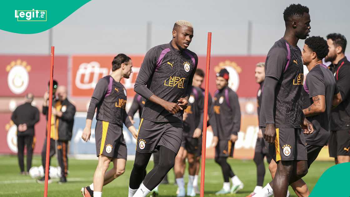 Victor Osimhen, Galatasaray, Florya Oktay Metin, Kemerbugaz, Istanbul.