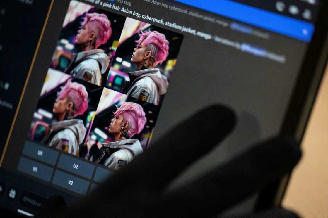 Rootport entered text prompts such as "pink hair" and "Asian boy" to conjure up images of the story's hero in around a minute Rootport entered text prompts such as "pink hair" and "Asian boy" to conjure up images of the story's hero in around a minute