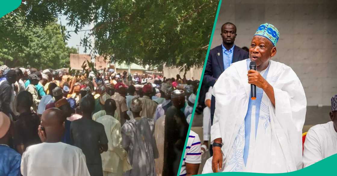 Shugaban APC, Abdullahi Ganduje ya kai ziyara jihar Kano Shugaban APC, Abdullahi Ganduje ya kai ziyara jihar Kano