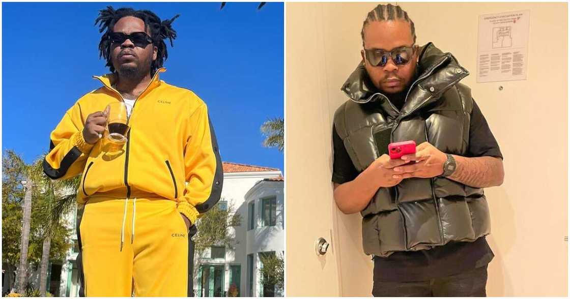 Doctor raises alarm over rapper Olamide's photo with balloons and dangerous chemicals.