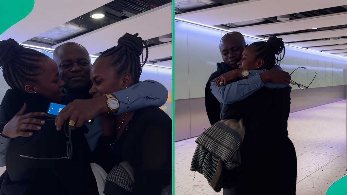 A Nigerian man whose United Kingdom visa was banned for 10 years reunites with his wife after 19 years of staying apart. A Nigerian man whose United Kingdom visa was banned for 10 years reunites with his wife after 19 years of staying apart.