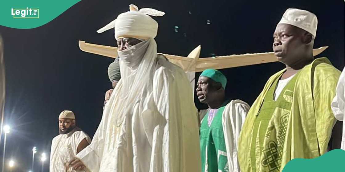 Aminu Ado Bayero, the deposed Emir of Kano state, has reportedly been moved to a mini palace in Nasarawa, leading to confusion in the state. Aminu Ado Bayero, the deposed Emir of Kano state, has reportedly been moved to a mini palace in Nasarawa, leading to confusion in the state.
