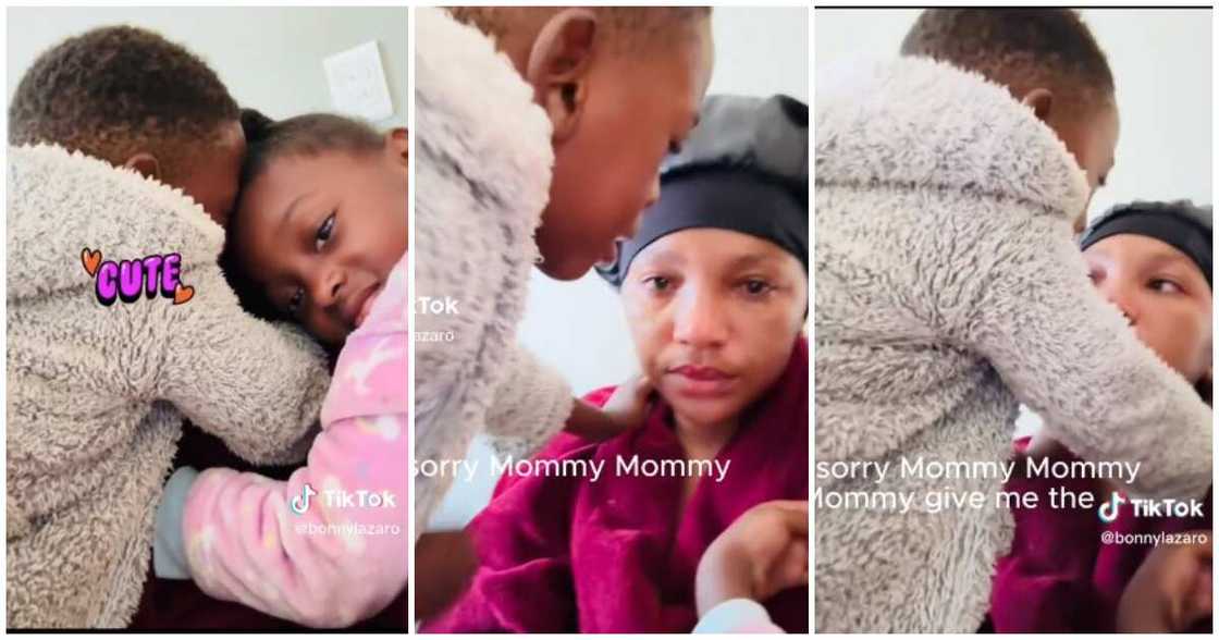 Little boy, crying mum, death of his dad Little boy, crying mum, death of his dad