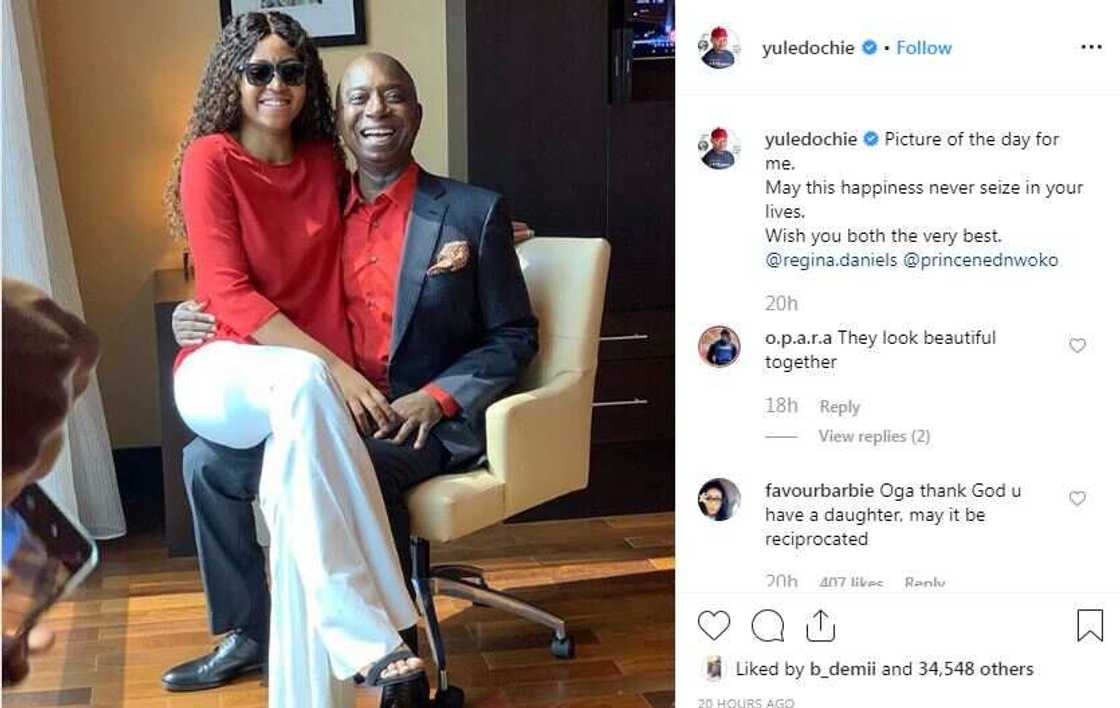 Regina Daniels: Nigerians bash Yul Edochie for blessing actress' marriage with Ned Nwoko Regina Daniels: Nigerians bash Yul Edochie for blessing actress' marriage with Ned Nwoko