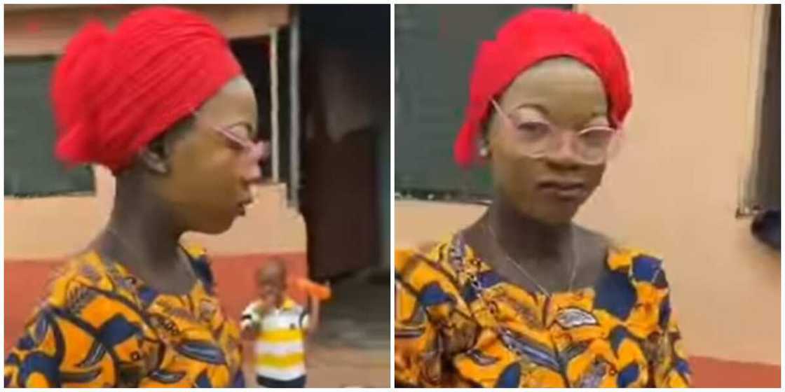 Photos of the young girl wearing loud makeup. Photos of the young girl wearing loud makeup.