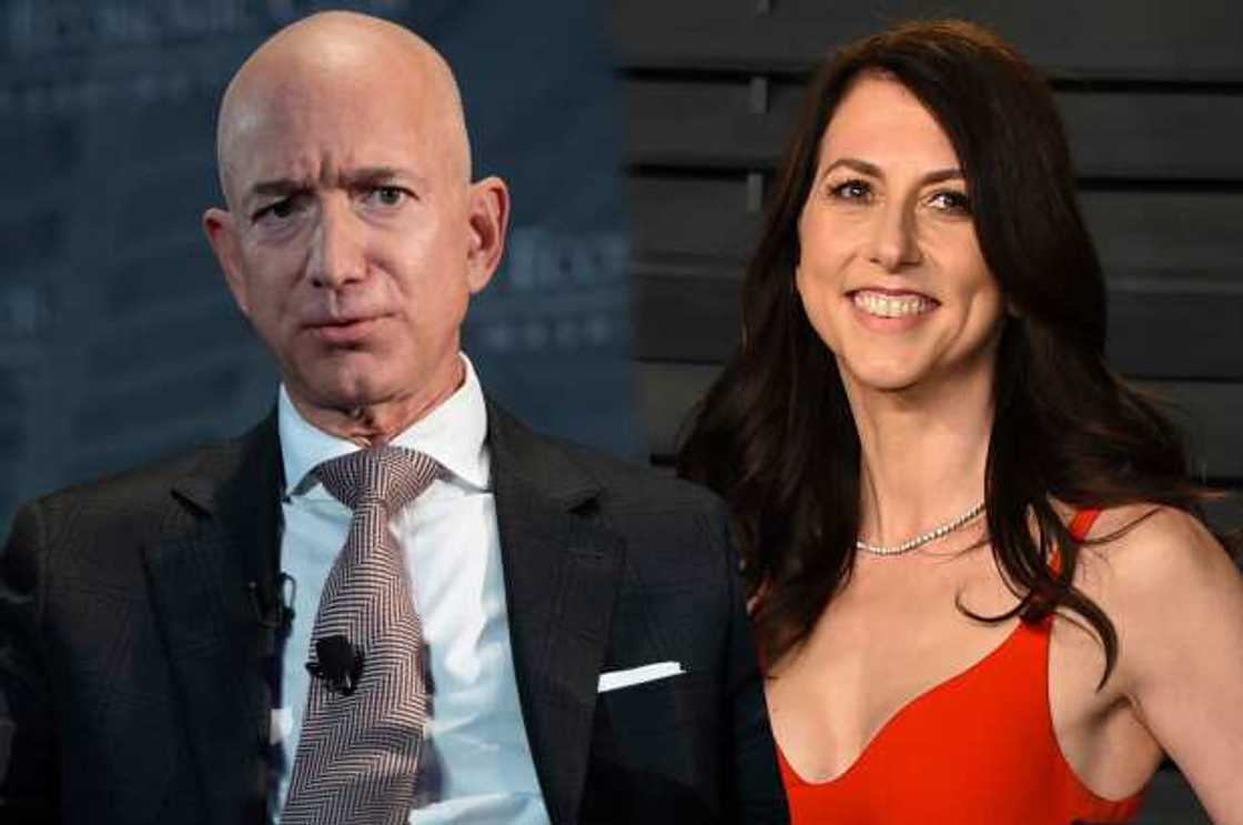Jeff Bezos tare da mai dakin sa, MacKenzie Jeff Bezos tare da mai dakin sa, MacKenzie