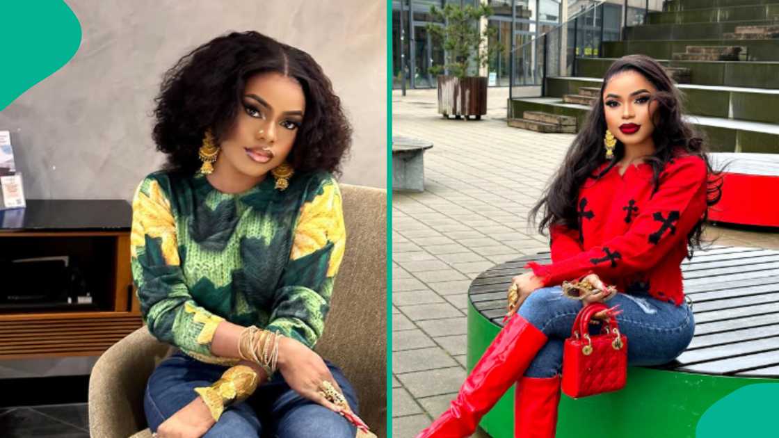 Bobrisky celebrates International Women's Day.