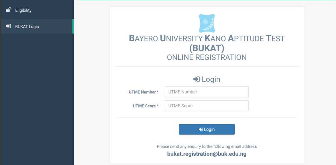 BUK registration portal BUK registration portal