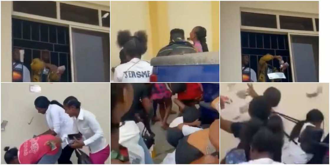 Many students scrambled for cash Many students scrambled for cash