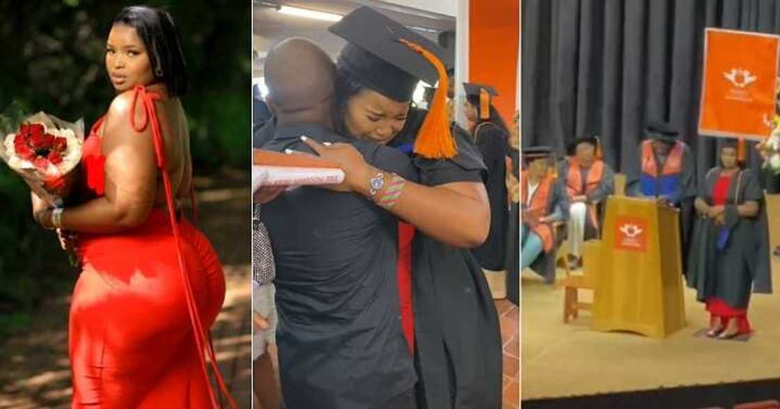 Girl becomes first graduate in her family Girl becomes first graduate in her family