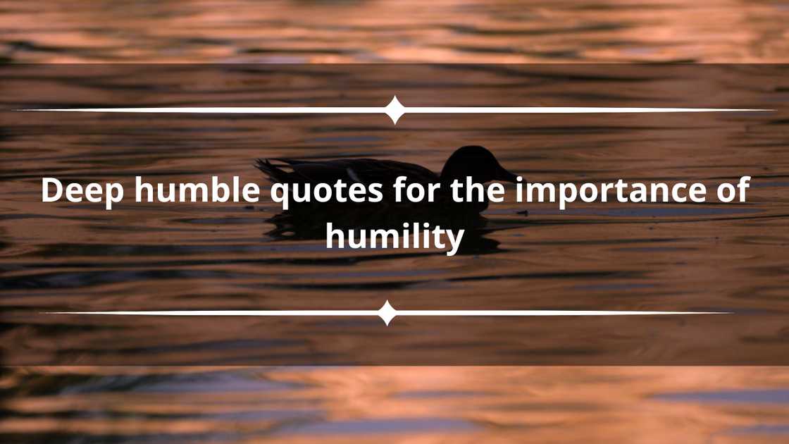 Humble quotes