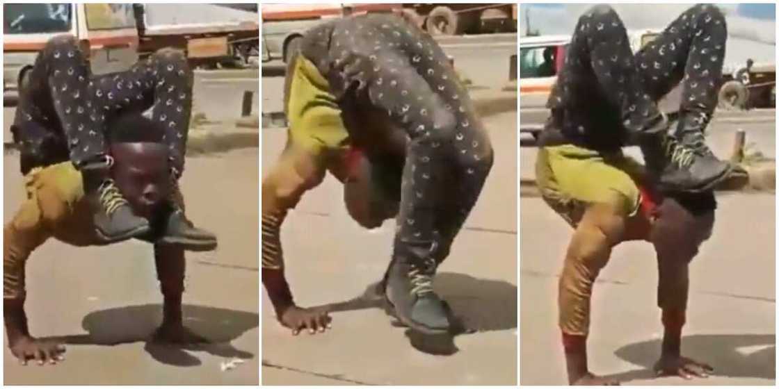 Talented man twists body into incredible shapes, video wows many Talented man twists body into incredible shapes, video wows many