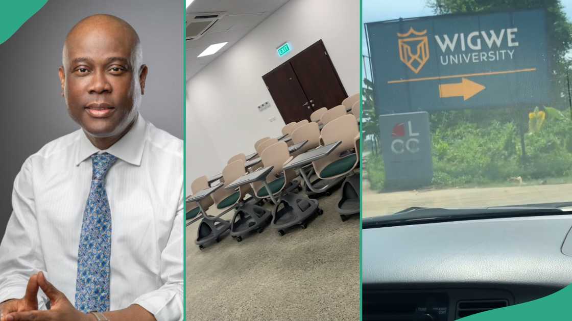 Lady spends a day at Wigwe University. Lady spends a day at Wigwe University.