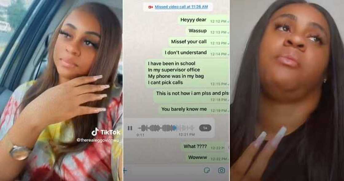 Lady leaks her chat with man who called her dangerous