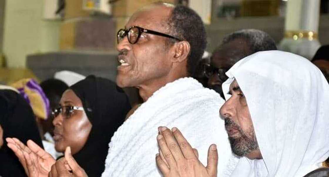 Buhari ya yi Umrah a Saudiyya, ya kwarara wa Najeriya addu'o'in zaman lafiya