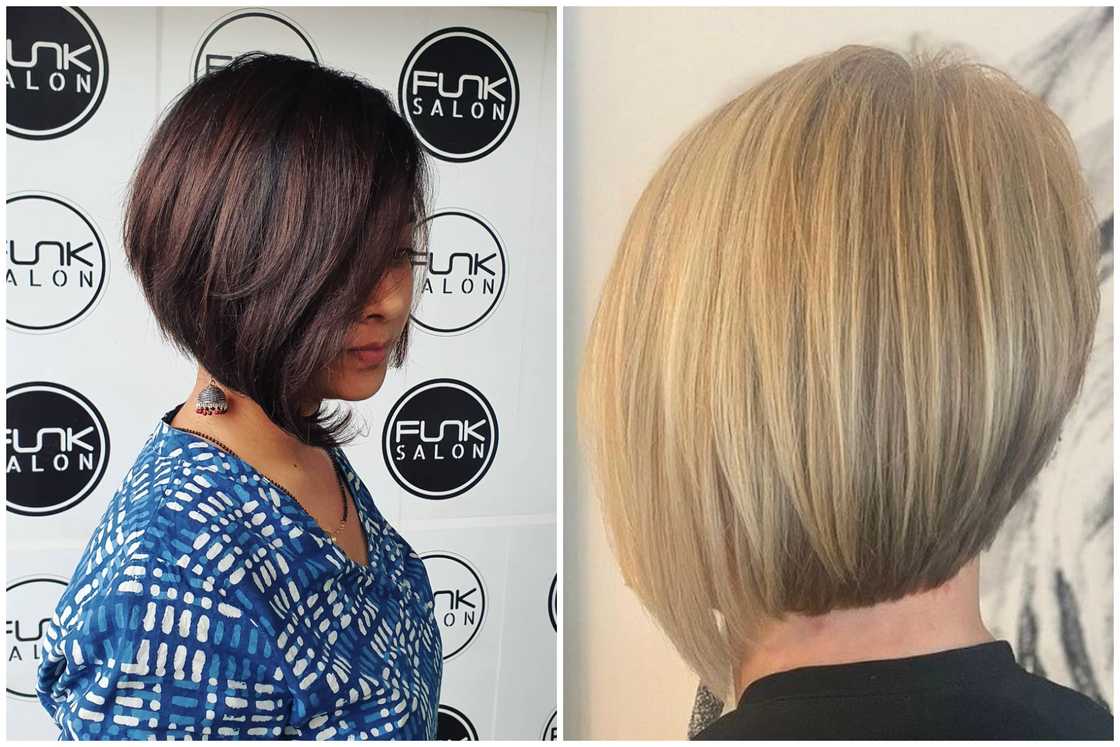 Asymmetrical bob