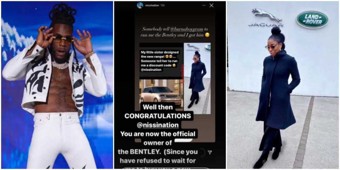 Burna Boy and Sister Burna Boy and Sister