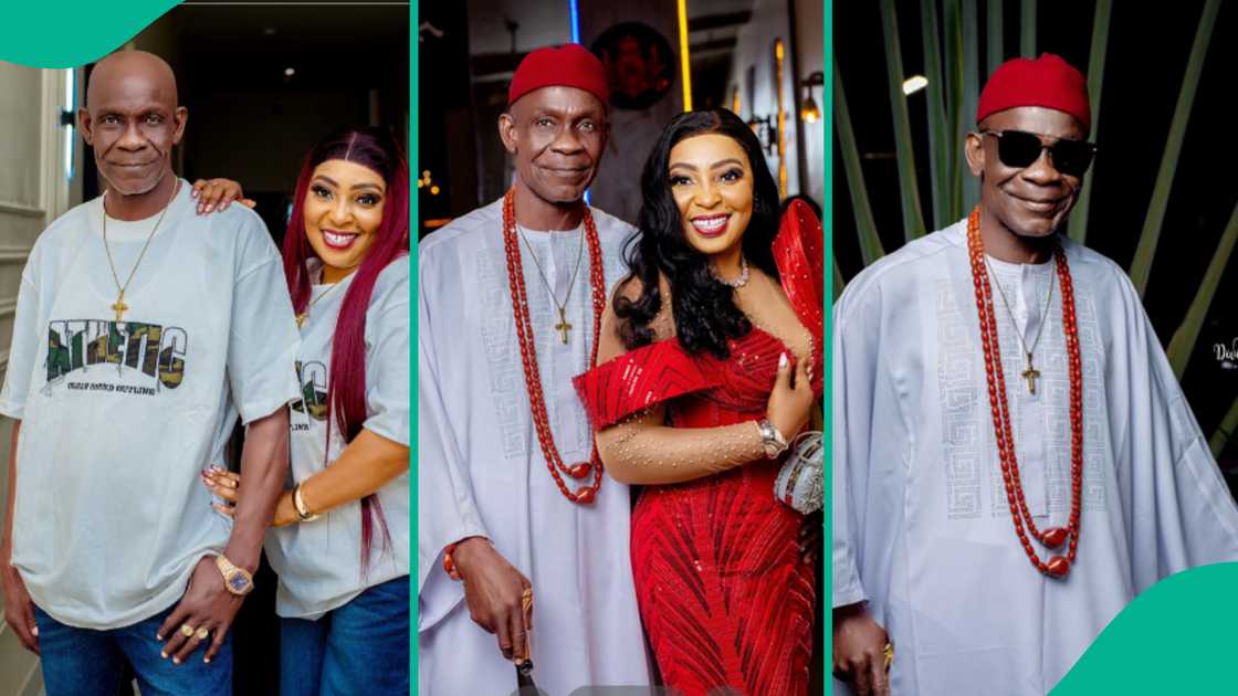 Nigerian lady shares wedding photos on TikTok, responds to claims she married an old man, tells netizens she’s not a child, and celebrates her marriage to her husband.