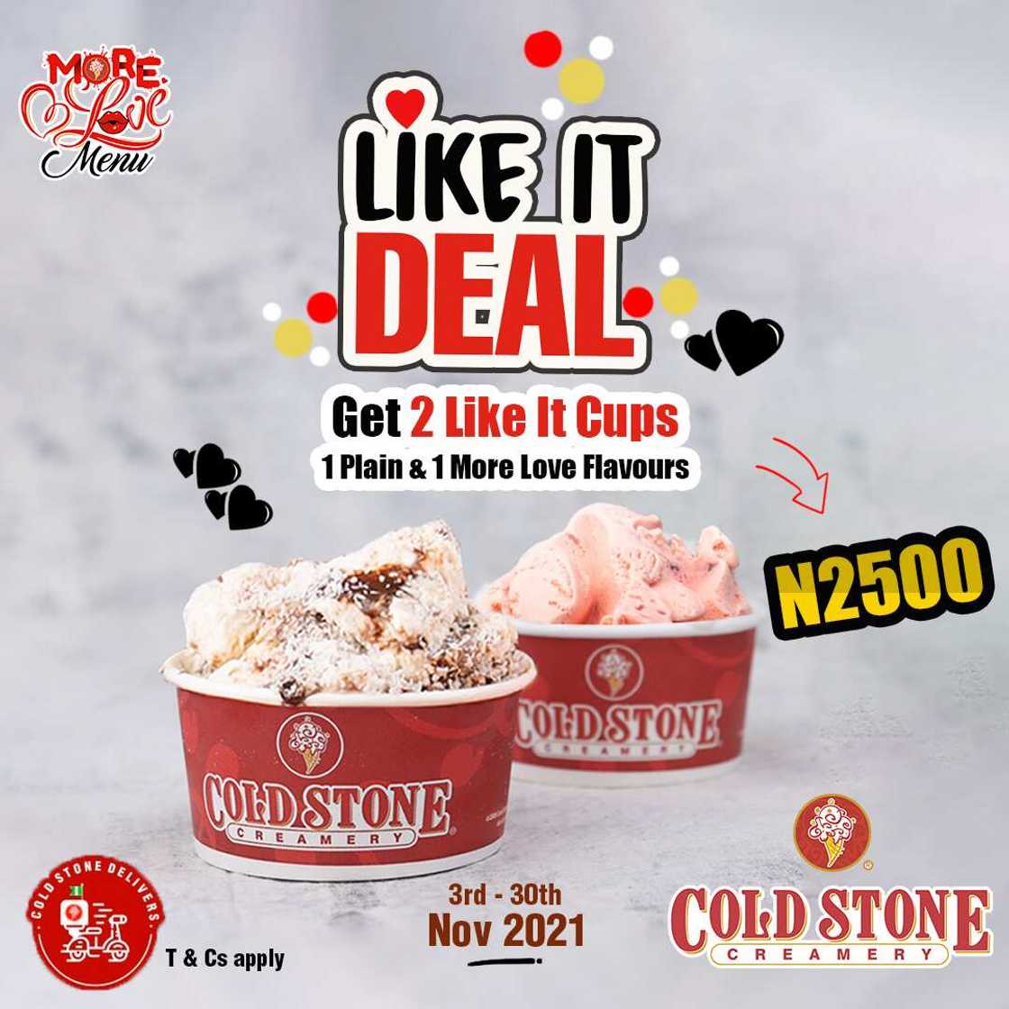 It's a Creamtastic November at Cold Stone Creamery Outlets It's a Creamtastic November at Cold Stone Creamery Outlets