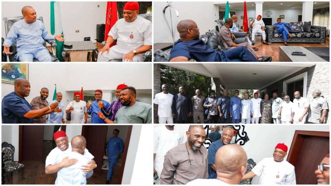 BREAKING: PDP national leaders hold closed-door meeting with Orji Kalu, photos emerge BREAKING: PDP national leaders hold closed-door meeting with Orji Kalu, photos emerge