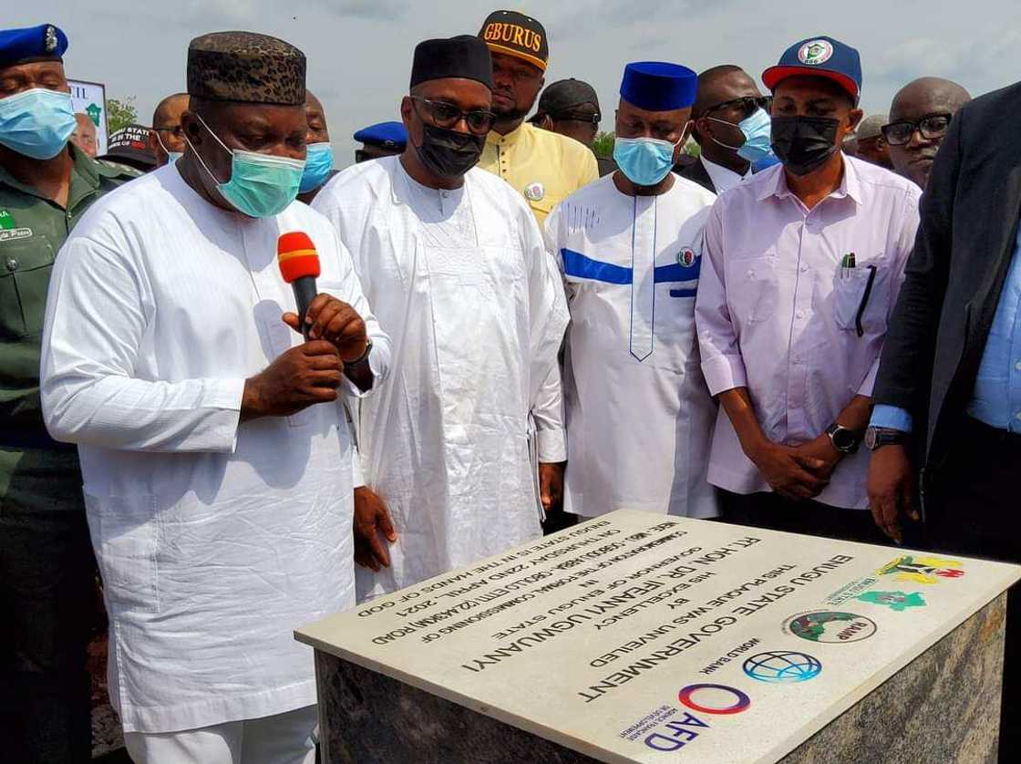 Gov Ugwuanyi inaugurates 22.443km Neke-Mbu-Ogbodu Abba-Obollo Etiti road