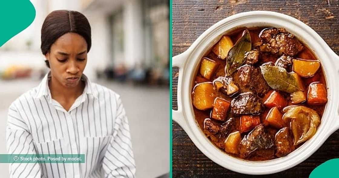 Lady ends relationship with man who counts meat inside food Lady ends relationship with man who counts meat inside food