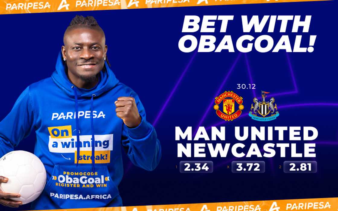 Massive New Year Bonus: Bet with Obafemi Martins and get up to N180,000 on PariPesa! Massive New Year Bonus: Bet with Obafemi Martins and get up to N180,000 on PariPesa!