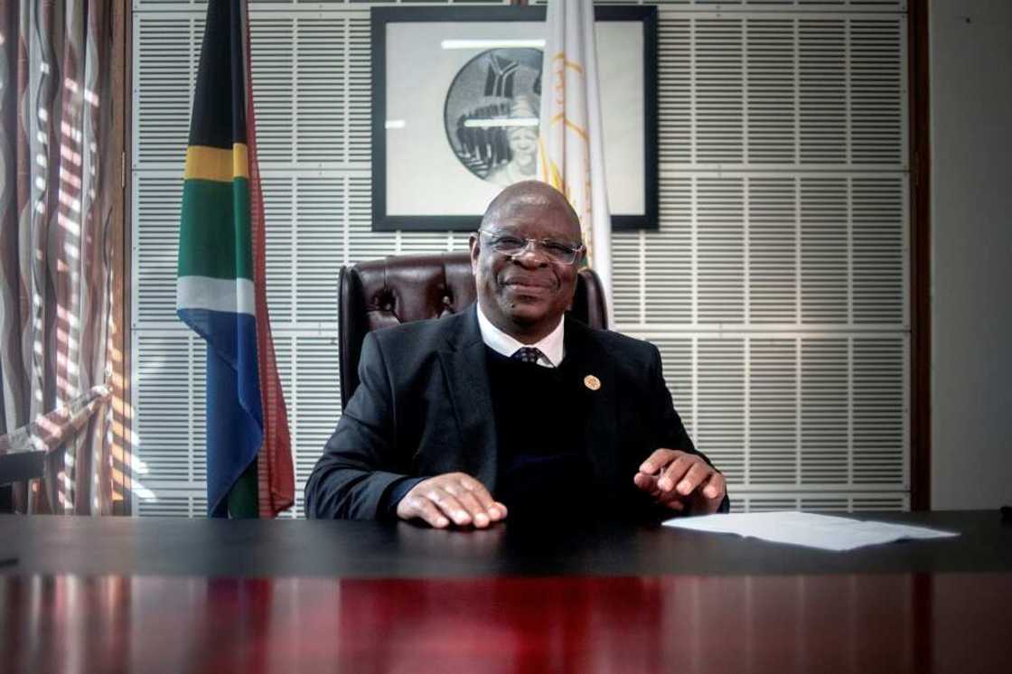 Chief Justice Raymond Zondo has led a sweeping graft investigation that brought down ex-president Jacob Zuma Chief Justice Raymond Zondo has led a sweeping graft investigation that brought down ex-president Jacob Zuma