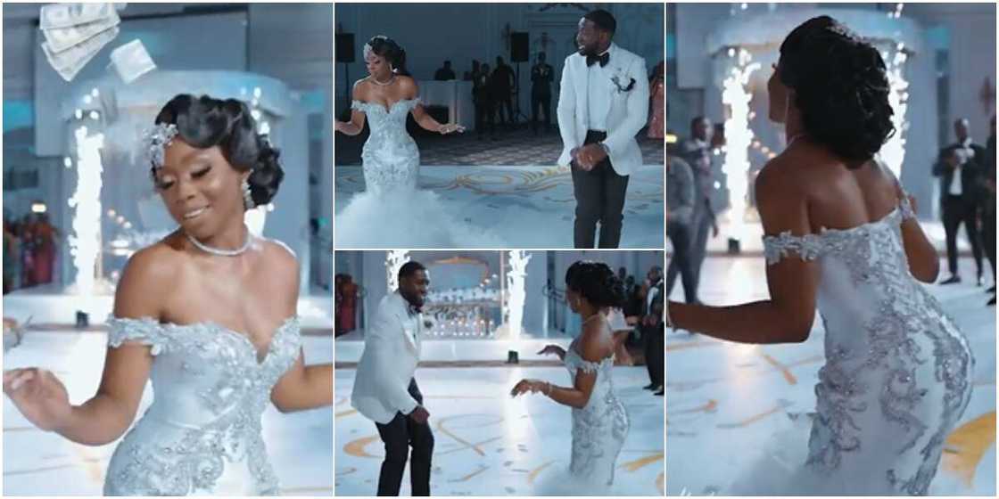 The Nigerian bride wowed many with her dancing skills