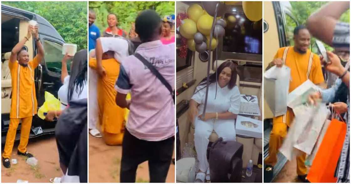 Actor Junior Pope's birthday, wife's surprise Actor Junior Pope's birthday, wife's surprise