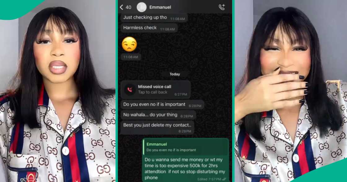 Nigerian lady trends over messages she received from her unrelenting ex-boyfriend Nigerian lady trends over messages she received from her unrelenting ex-boyfriend