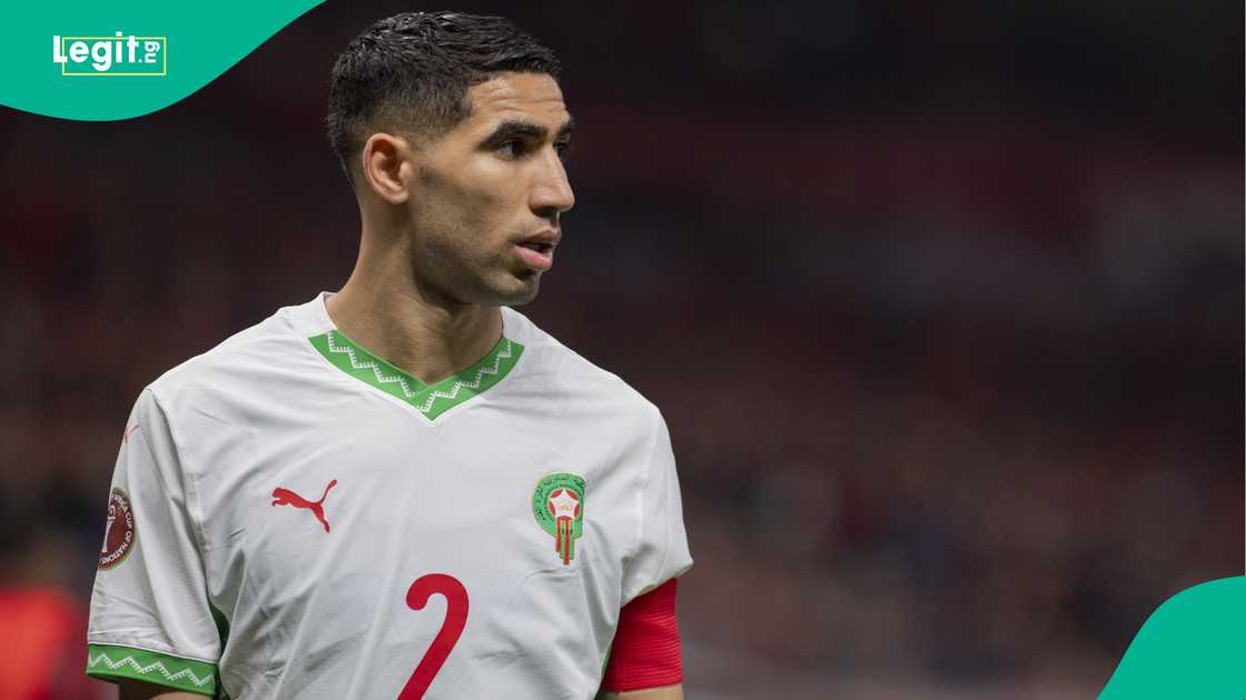 Achraf Hakimi, Morocco, Atlas Lions, AFCON 2025, Cameroon. Achraf Hakimi, Morocco, Atlas Lions, AFCON 2025, Cameroon.