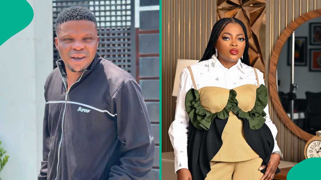 Ijoba Lande calls out Nigerian actress Funke Akindele for allegedly paying him N90k. Ijoba Lande calls out Nigerian actress Funke Akindele for allegedly paying him N90k.