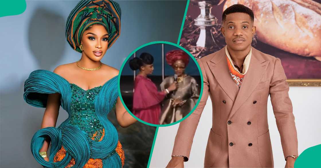 Tonto Dikeh at Pastor Jerry Eze's church. Tonto Dikeh at Pastor Jerry Eze's church.