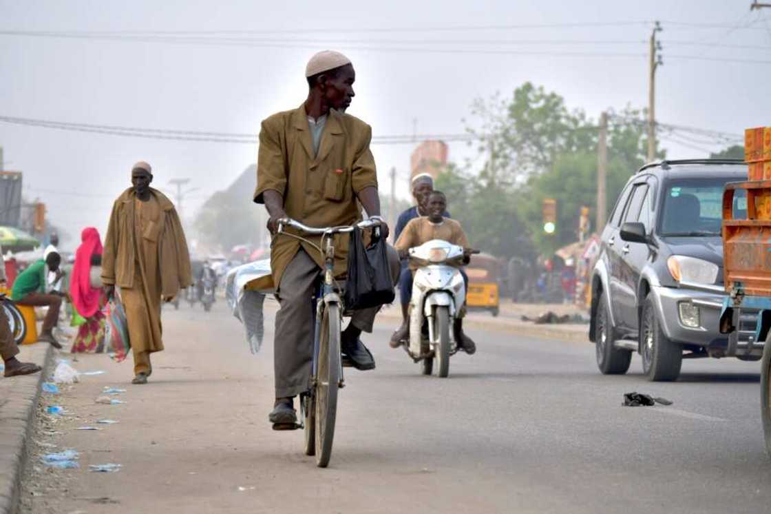 One of the main streets in Maradi One of the main streets in Maradi