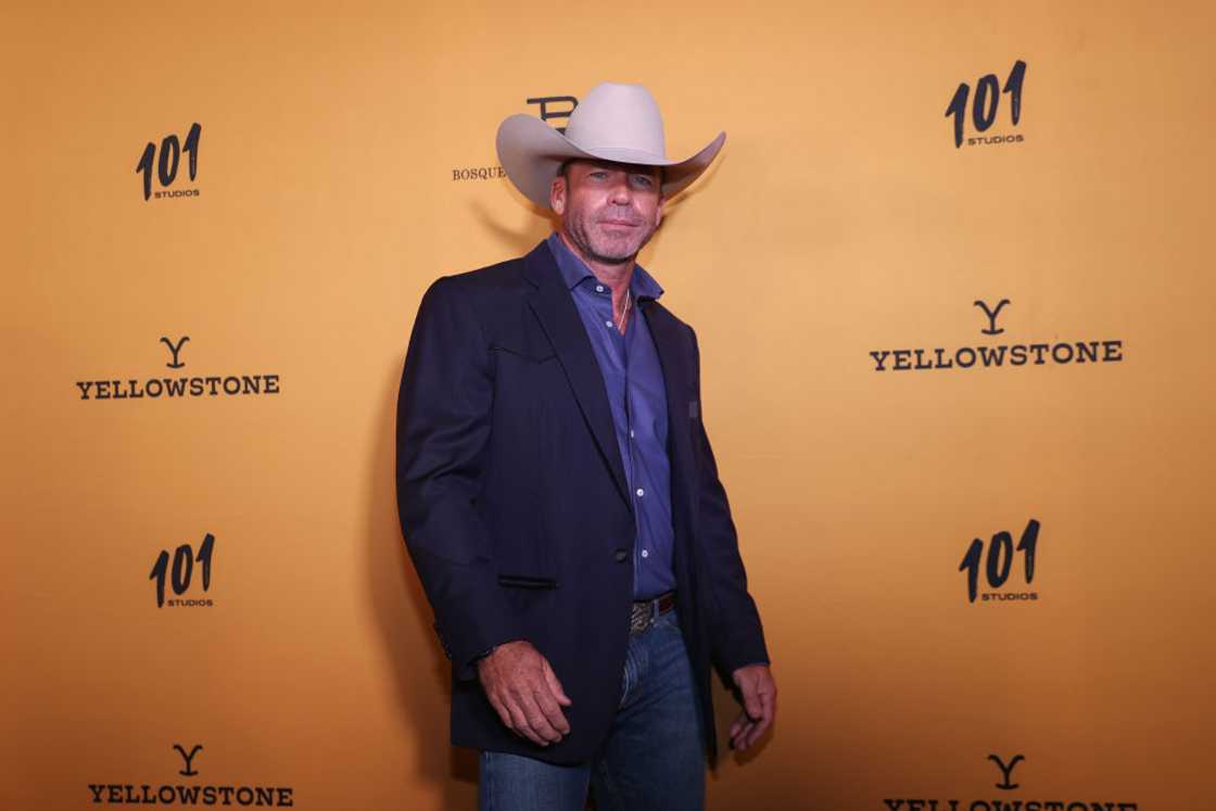 Taylor Sheridan attends an event in Texas Taylor Sheridan attends an event in Texas