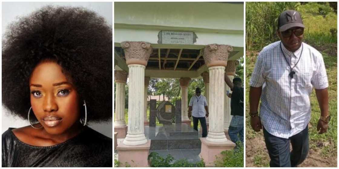 Photos of Kefee, and her friend, Rex at her graveside. Photos of Kefee, and her friend, Rex at her graveside.