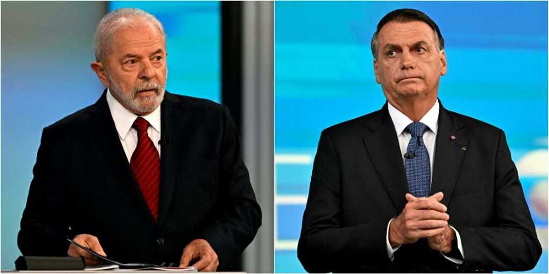 Brazilian President Jair Bolsonaro (R) remains in office until January 1, 2023, when he will be replaced by leftist rival Lula Inacio Lula da Silva (L) Brazilian President Jair Bolsonaro (R) remains in office until January 1, 2023, when he will be replaced by leftist rival Lula Inacio Lula da Silva (L)