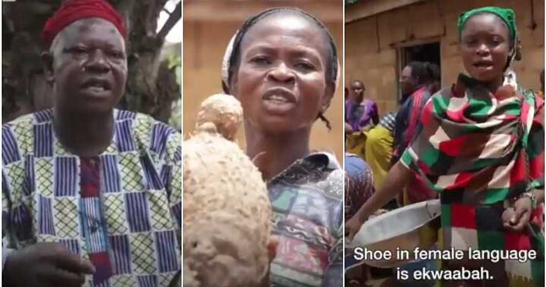 Men and women speaks different language, Ubang community Men and women speaks different language, Ubang community