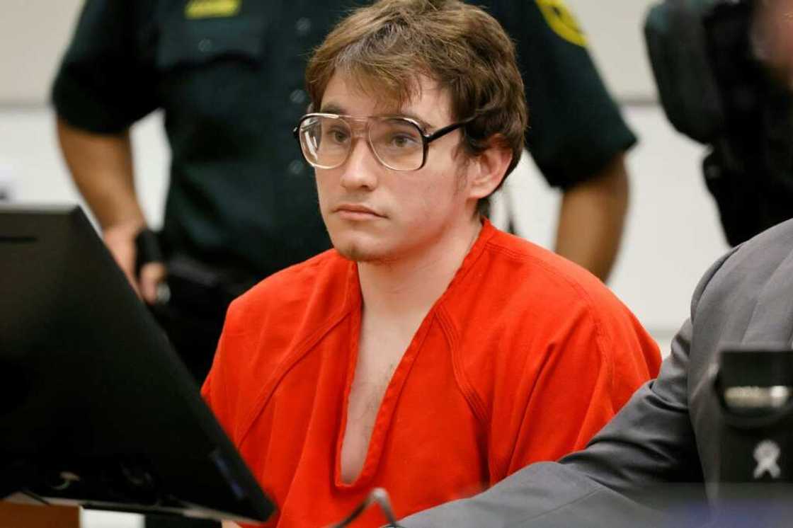 Marjory Stoneman Douglas High School shooter Nikolas Cruz sits at the defense table during a victim impact statement at his sentencing hearing in Fort Lauderdale, Florida on November 2, 2022 Marjory Stoneman Douglas High School shooter Nikolas Cruz sits at the defense table during a victim impact statement at his sentencing hearing in Fort Lauderdale, Florida on November 2, 2022