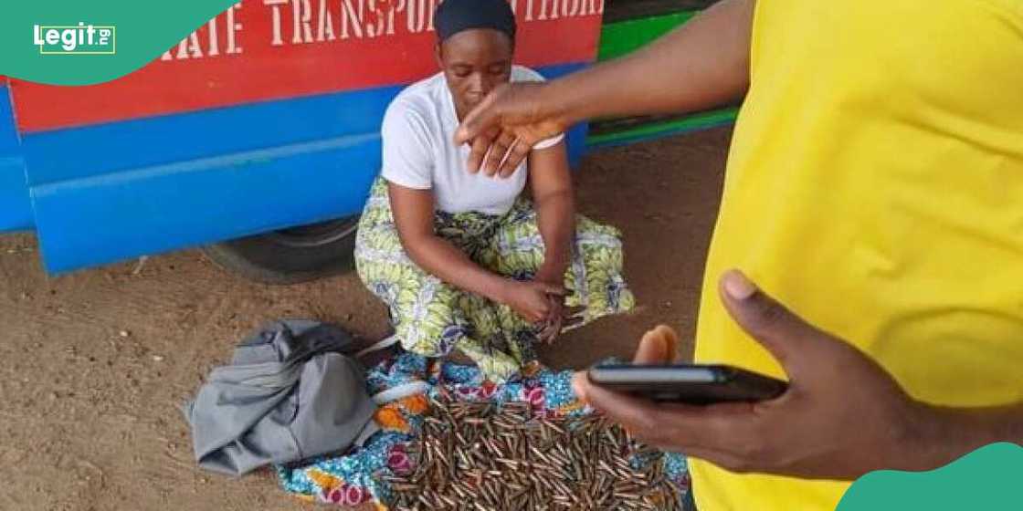A Katsina-bound gun runner, Aisha Abubakar, has been apprehended A Katsina-bound gun runner, Aisha Abubakar, has been apprehended